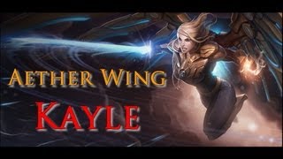 LoL Legendary Skin Aether Wing Kayle on PBE [upl. by Yrdua]