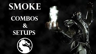 MKX  Smoke Combos amp Setups 3592 [upl. by Lednyk]