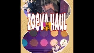 REVU ET SWATCH ZOEVA PALETTES DE FARDS A PAUPIERES [upl. by Florin]