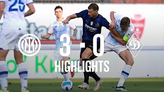 INTER 30 DINAMO KIEV  FRIENDLY MATCH HIGHLIGHTS  Dzeko scores his first goal ⚽🖤💙 [upl. by Atnamas]