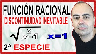 💥FUNCIÓN IRRACIONAL DISCONTINUIDAD INEVITABLE 2ª Especie 💥 Discontinuidad Función Irracional 12 [upl. by Noryb]