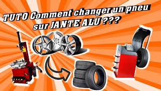 🛠️🛠️🛠️ TUTO Comment changer ses pneus sur JANTES ALU [upl. by Hadwin]