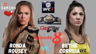 Ronda Rousey vs Bethe Correia 8  UFC 298  Gameplay rondarousey ufc ufcgameplay mma [upl. by Sybyl456]