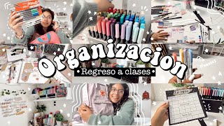 ✨Organización para el Regreso a Clases✨Haul libretas mochila… 🌷📚📝🌈 [upl. by Wier]