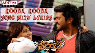 Rooba Rooba Song With Lyrics  Orange Full Songs  Ram Charan Tej Genelia Harris Jayaraj [upl. by Zack]