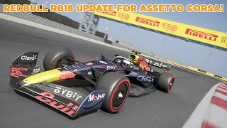 Redbull RB18 update for Assetto Corsa [upl. by Sapphera128]