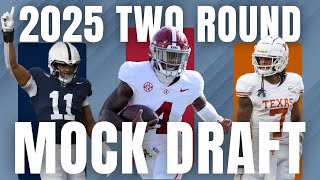 Two Round 2025 NFL Mock Draft With Trades [upl. by Benildas2]