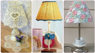 Most Fabulous And Impressive Crochet Handmade Lampshade Cover Designs [upl. by Atekihs]