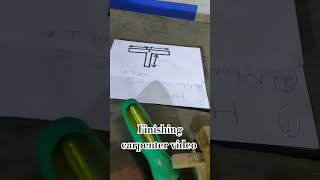 Finishing carpenter work viralvideo kamalpandey [upl. by Suiramaj]