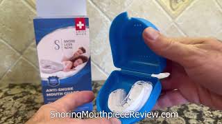 SomnofitS  AntiSnore Mouthguard Review [upl. by Bevis]