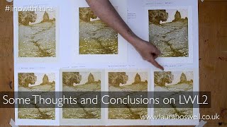 Multi block Lino Print with Laura  Episode 27  Some Thoughts and Conclusions on Lino With Laura 2 [upl. by Yahsel]