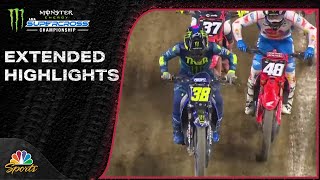 Supercross 2024 EXTENDED HIGHLIGHTS Round 10 in Indianapolis  31624  Motorsports on NBC [upl. by Adnam]