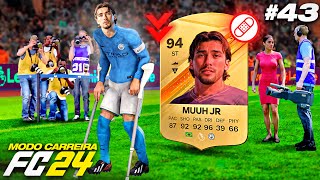 MINHA CARREIRA VAI ACABAR  MODO CARREIRA JOGADOR FC 24  Parte 43 [upl. by Yrovi]