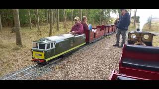 Barnards farm Miniature Railway Visiting engines [upl. by Mixie226]