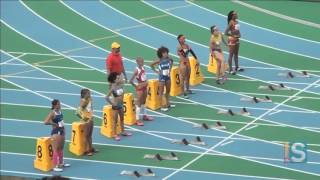 100M FEMENINO Atletismo  Justas LAI 2016  4162016 2 [upl. by Retsae]