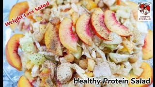 Healthy Protein Salad  Weight loss Friendly  salad recipe [upl. by Ranique]