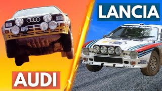 Audi vs Lancia  Best Rally Battle Ever [upl. by Naylor]