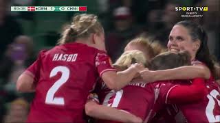 Golo A Vangsgaard Dinamarca 10 China  Mundial Feminino 2023  SPORT TV [upl. by Lillywhite842]