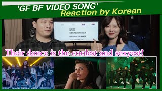 ‘GF BF VIDEO SONG‘ Reaction by Korean  Sooraj Pancholi Jacqueline Fernandez ft Gurinder Seagal [upl. by Keil]