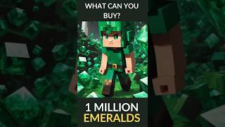 What 1 Million Emeralds Can BUY You In Minecraft shorts [upl. by Norga]