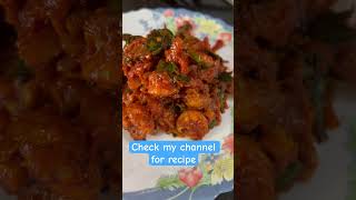 Prawns MasalaChemmeen roast prawnrecipe cookingshorts keralafood [upl. by Tonie]