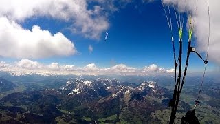 Paragliding Kössen Tirol [upl. by Naoj]