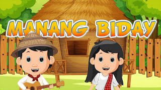 MANANG BIDAY  ILOCANO ANIMATION FOLK SONG FOR KIDS  Tinimation [upl. by Vinna]