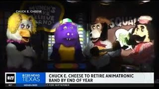 Chuck E Cheese to retire animatronic band be the end of 2024 [upl. by Hannej]