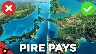 8 PAYS à la PIRE GÉOGRAPHIE 🗺️ [upl. by Ordisi]