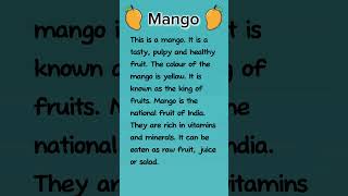 Improve Your Reading Practice  Mango Story in English [upl. by Melamed]