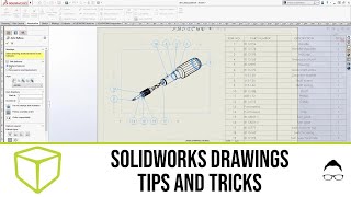 SOLIDWORKS Tutorial  Drawings Tips and Tricks [upl. by Ahders]