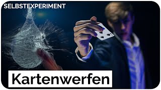 Karten WERFEN lernen In 3 Tagen zum Profi Selbstexperiment Florian Scheller [upl. by Paske836]