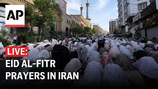 LIVE Ayatollah Ali Khamenei leads Eid alFitr prayers in Iran [upl. by Yssenhguahs535]