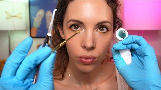 ASMR Detailed Face Examination For Sleep ⭐  face measuring [upl. by Abbub]