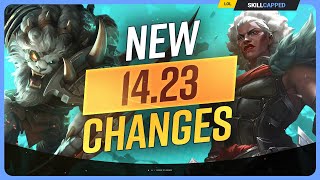 ALL NEW CHANGES for PATCH 1423  League of Legends [upl. by Harias902]