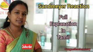 Sandmeyer Reaction and its mechanism Full explanation in Tamil crack the Neet [upl. by Meadows]