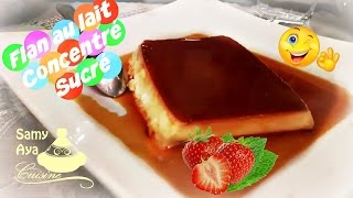 Flan au lait concentré sucré Nestlé dessert pour ramadan [upl. by Davida948]