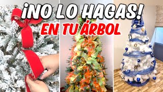 LOS 10 ERRORES más COMUNES al DECORAR el ARBOL de NAVIDAD en 2024 [upl. by Leahkim106]