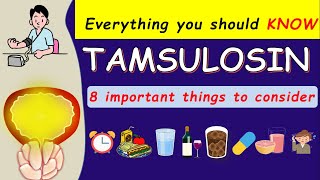 Tamsulosin Flomax  How to take 8 important things to consider [upl. by Garratt]