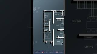 House plan 🏡959 sqft home keralahomeplan homedesign [upl. by Cathrin]