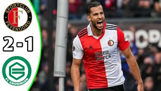 Feyenoord vs Groningen 21 KNVB Beker Semi Final 2024 Breaking News [upl. by Halvaard]