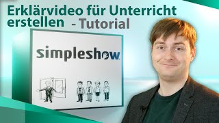 Erklärvideos einfach im Unterricht mit Schülern erstellen  Tutorial Simpleshow [upl. by Ynna]