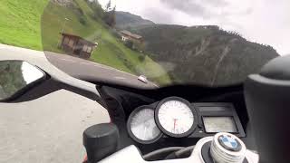 BMW K1300S chill riding in Alps pure sound [upl. by Euk874]