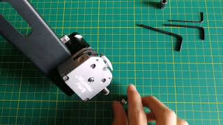 OMGEXTRD F1 extruder upgrade FLSUN Super Racer SR installation and setup steps [upl. by Saxena113]