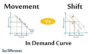 Movement Vs Shift in Demand Curve Difference between them with examples amp comparison chart [upl. by Ainod948]