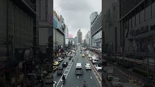 📍 Traffic in Bangkok city 🏙️ thailand traffic bangkok shortsyoutube bangkokstreet travel fy [upl. by Cahra]