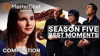 Best of MasterChef Canada Season 5  MasterChef World [upl. by Tnilf461]