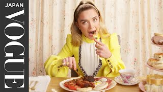 イギリス料理11品をフローレンス・ピューが実食！ VOGUE JAPAN [upl. by Azral657]