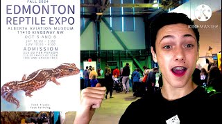 Let’s Go to Another Reptile Expo  Edmonton Reptile Expo [upl. by Ahsetan]