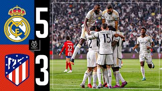 Real Madrid 53 Atlético de Madrid  HIGHLIGHTS  Spanish Super Cup [upl. by Aihsa407]